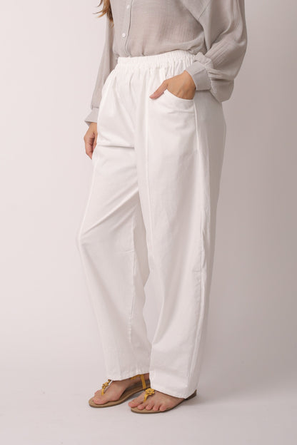 Japanese Zen Cotton Linen Palazzo Pants  | Zen