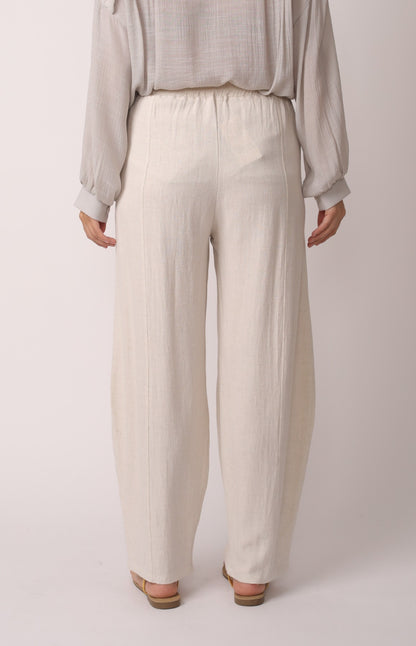Japanese Zen Cotton Linen Palazzo Pants  | Zen