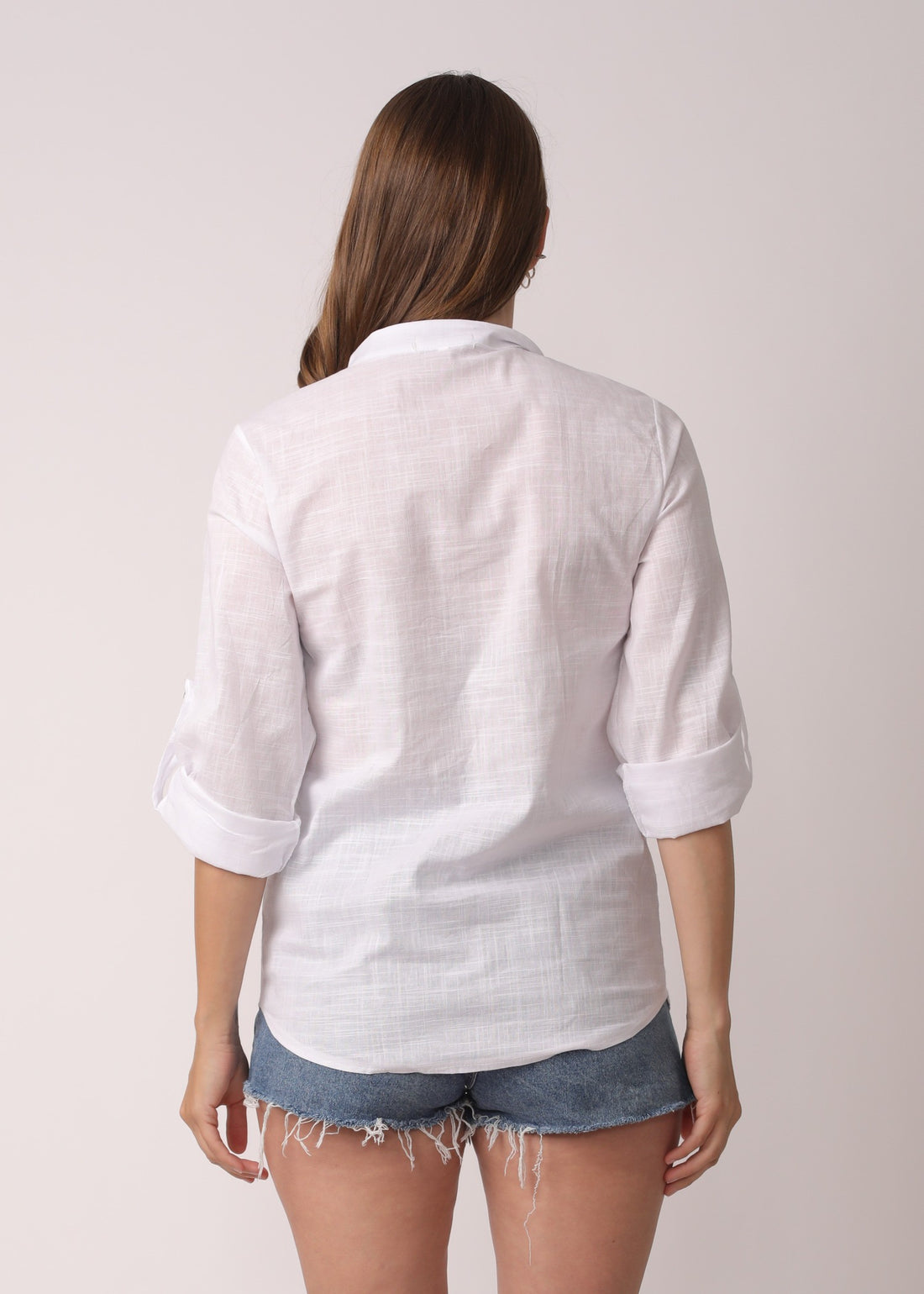 Boheme Button Up Cotton Linen Shirt