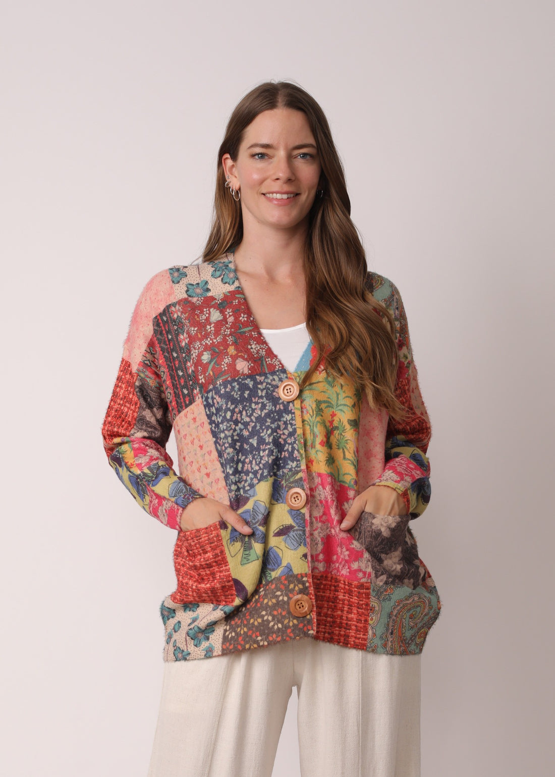 Hippie Dippie Patchwork Cardigan Sweater