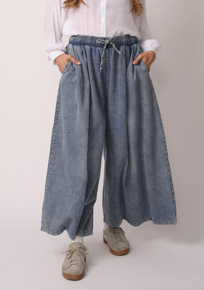 Light Blue Palazzo Jeans