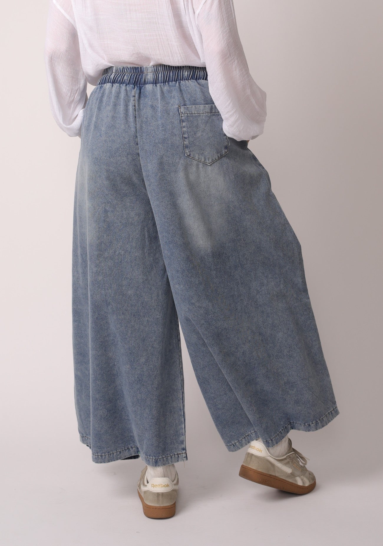 Light Blue Palazzo Jeans