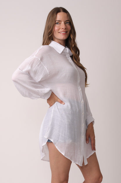 Peace Plus Size Oversized Shirt