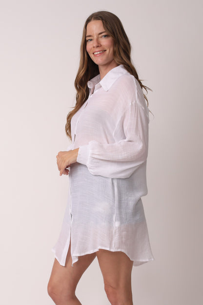 Peace Plus Size Oversized Shirt