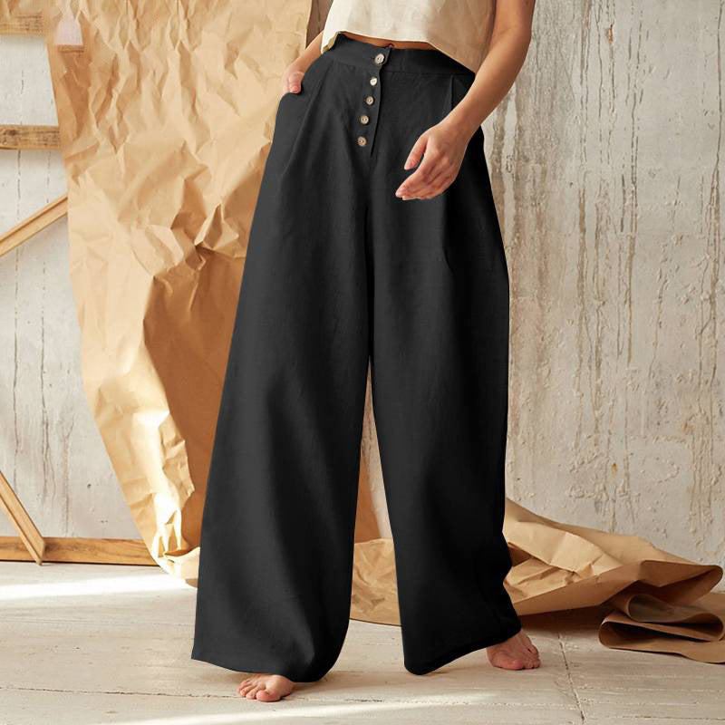 Glam Echo Casual Loose Pants