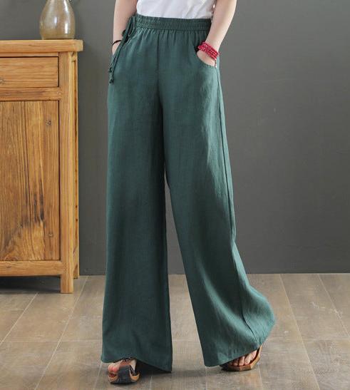 Retro Vibe Loose Wide-Leg Pants