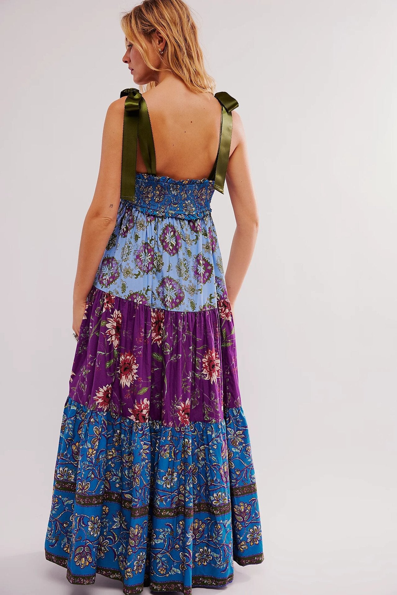 Bloom Sleeveless Floral Maxi Dress