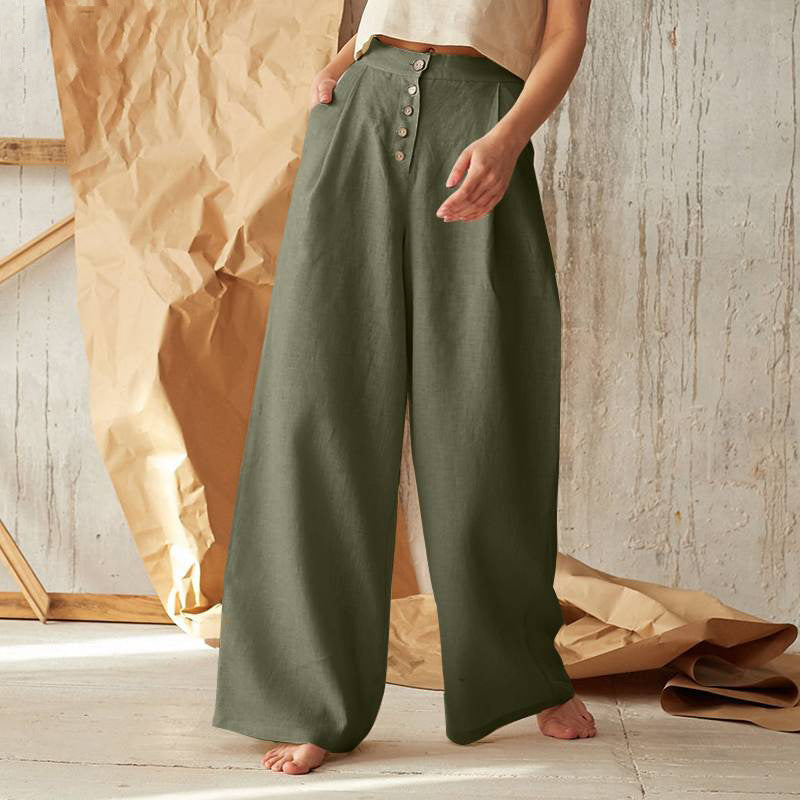 Glam Echo Casual Loose Pants