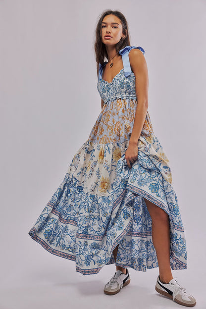 Bloom Sleeveless Floral Maxi Dress