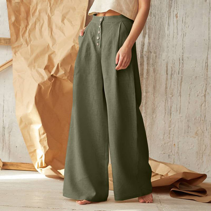 Glam Echo Casual Loose Pants