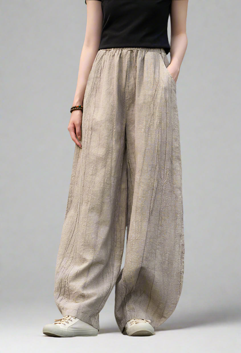 Elegance Bloom Oversized Pants