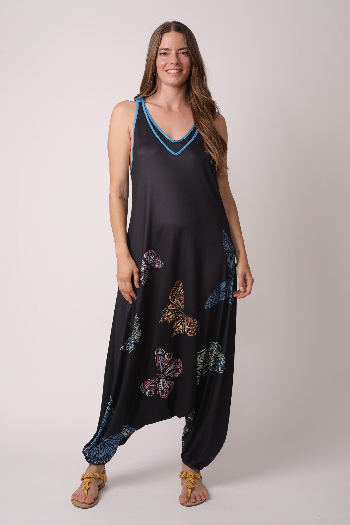 Indigo Soul Wide Leg Overalls