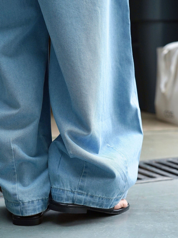 Light Blue Wide Leg Jeans – Buddhatrends