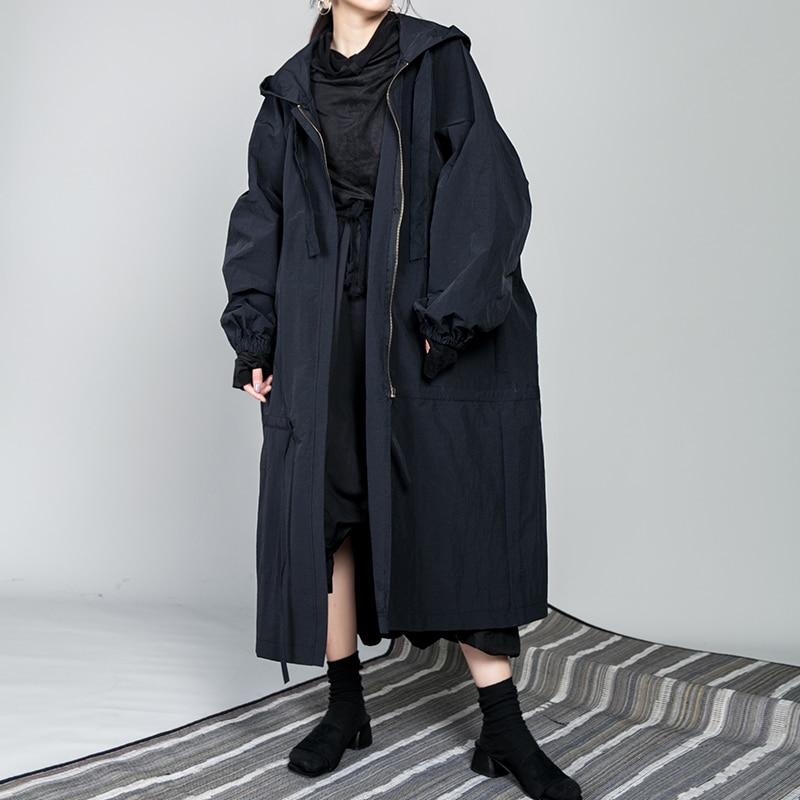 Oversized hooded coat best sale