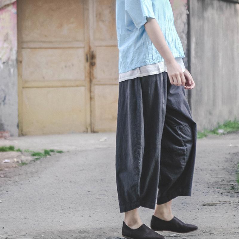 Buddha Trends Casual Zen Linen Pants | Lotus