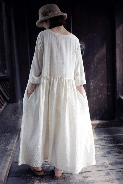 Beauty Dream White Maxi Dress  | Zen