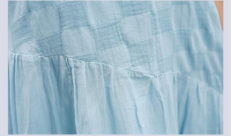 Cotton Linen Sleeveless Casual Dresses – Buddhatrends