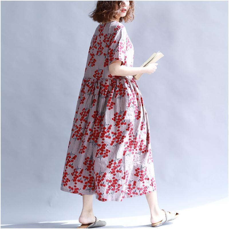 Floral Modesty Empire Waist T Shirt Dress Buddhatrends