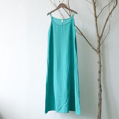 Buddha Trends Dress Green / M Be Free Camisole Dress