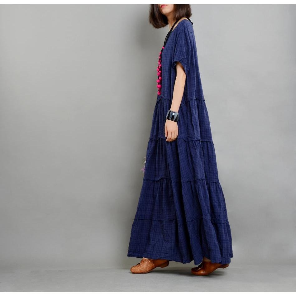 Buddha Trends Dress Loose Cotton and Linen Dress | Nirvana