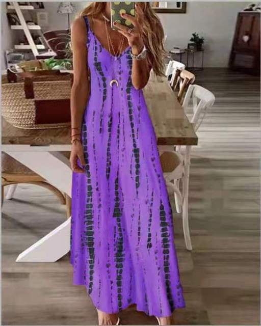 Lavender Boho Dress