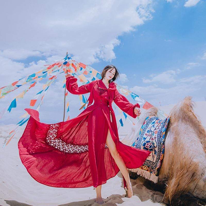 red gypsy dress The Gypsy Dress in Red