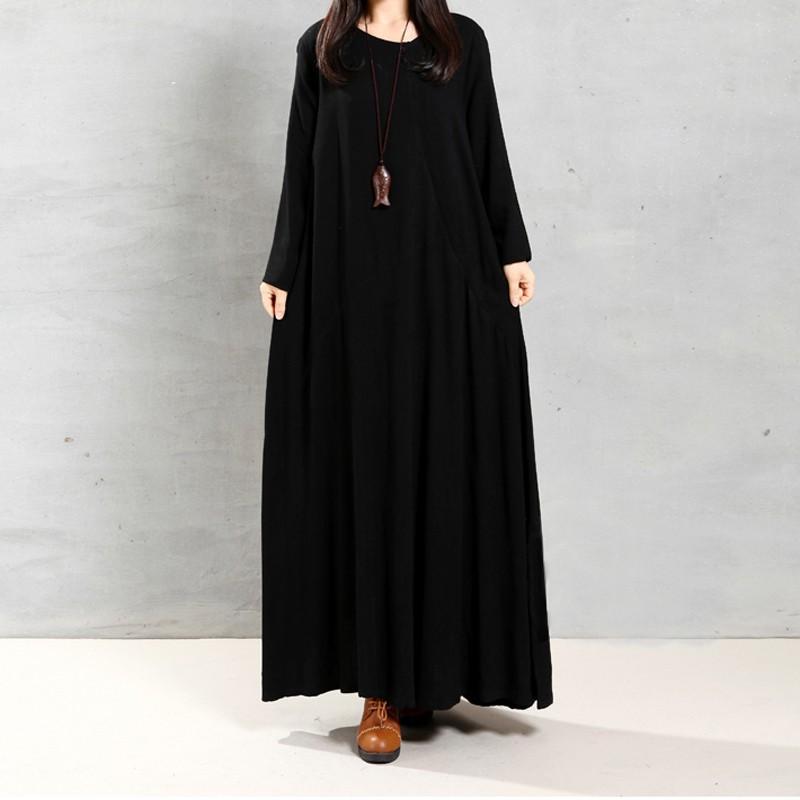 Buddha Trends Dress Vintage Oversized Plus Size Loose Dress  | Zen