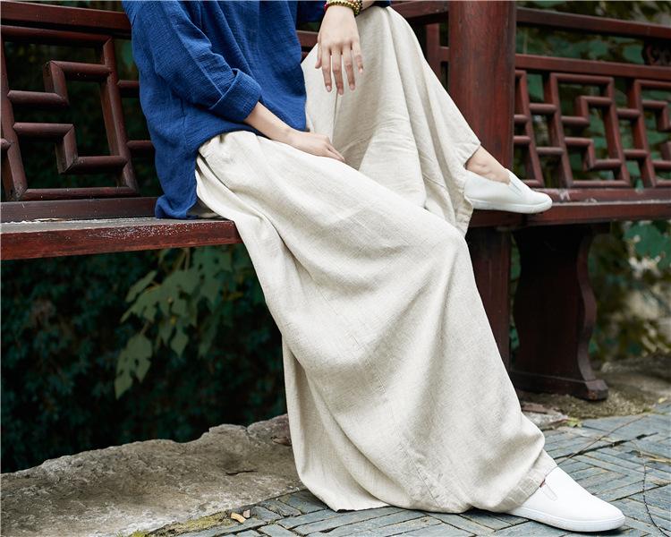Spring Summer Women's Solid Color Straight-Leg Wide Leg Pants Fashion  Elastic High Waist Stitching Pleated Casual Pants Loose - AliExpress
