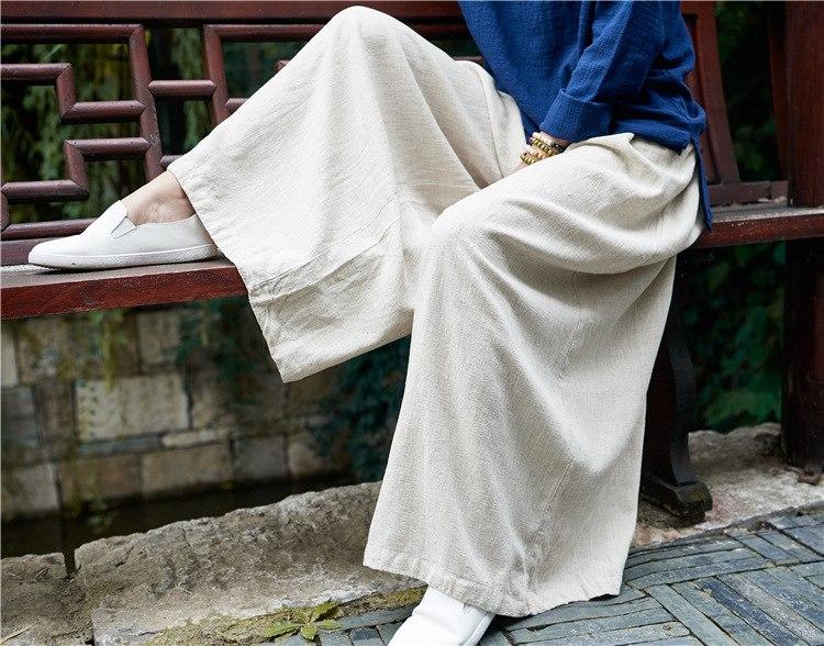 Buddha Trends Flowy Pleated Palazzo Pants  | Zen