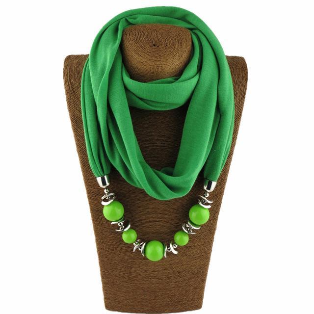 Beaded Scarf Necklace