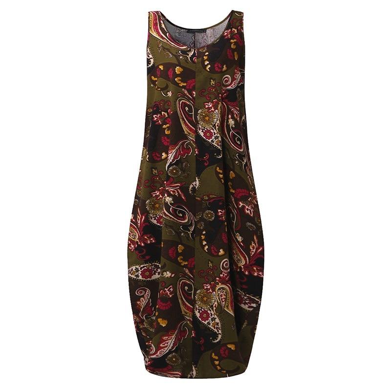 Buddha Trends Green / M Liliane Paisley Print Maxi Dress