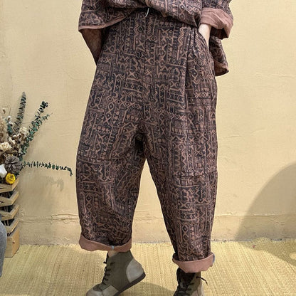 Buddha Trends Harem Pants Abstract Linen Harem Pants