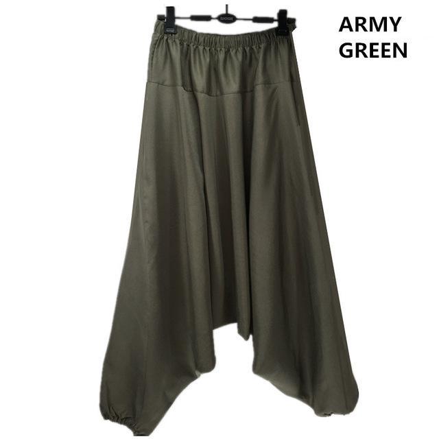 Buddha Trends Harem Pants Army Green / M Multiple Colors Casual Plus Size Harem Pants