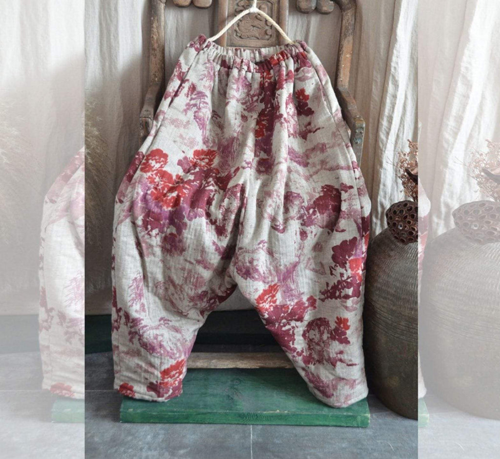 Cotton And Linen Harem Pants – Buddhatrends