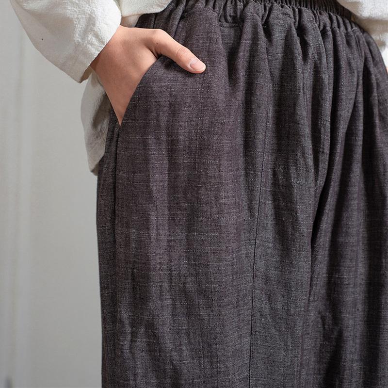 Buddha Trends Harem Pants One Size / Grey Grey Pleated Palazzo Pants  | Zen