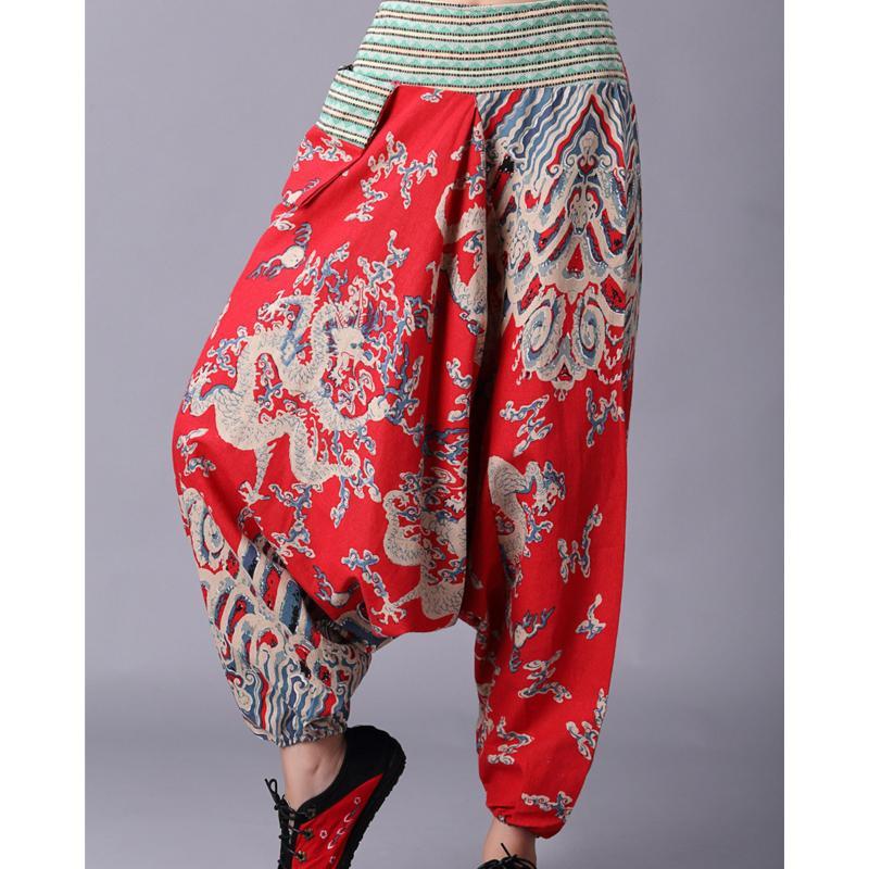 Zen Casual Linen Harem Pants