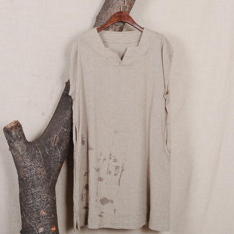 Zen Spirit Loose Linen T-Shirt  | Zen