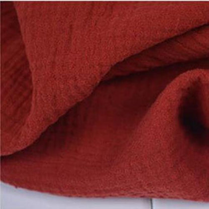 Buddha Trends overall dress jujube red / 4XL Casual Cotton Linen Overall Dress