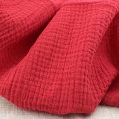 Buddha Trends overall dress Red / XL Casual Cotton Linen Overall Dress