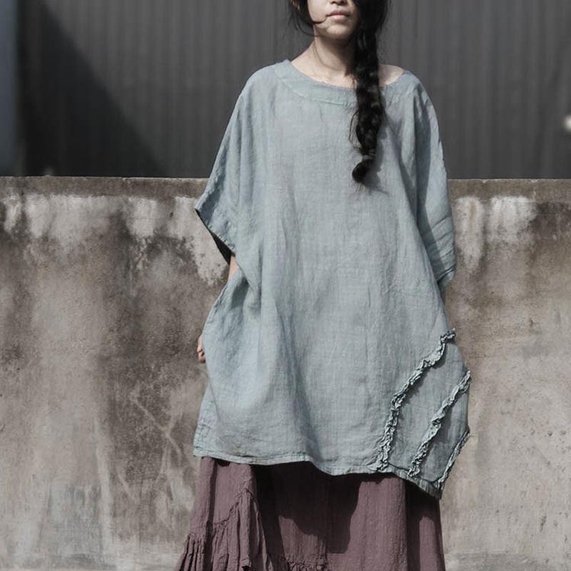 Oversized Casual Linen Shirt | Lotus