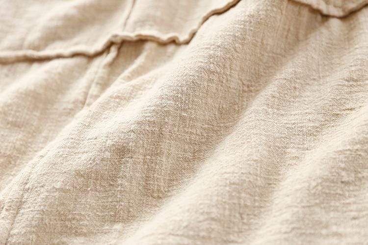 Buddha Trends Oversized Long Linen Shirt  | Zen