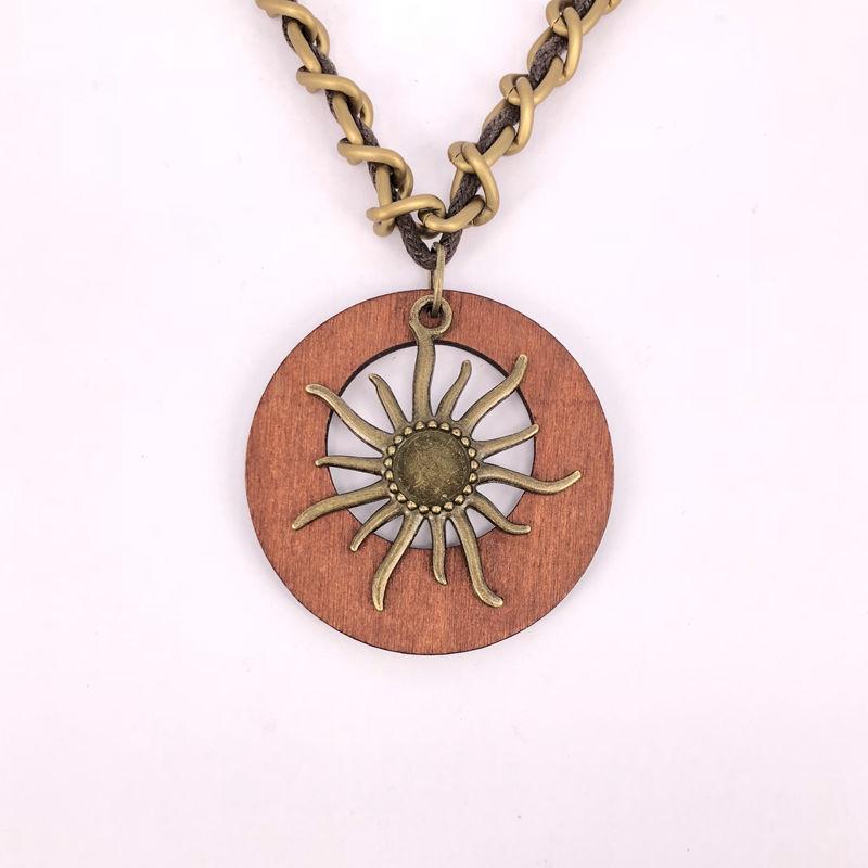 Buddha Trends Sun Tribe Wooden Necklace