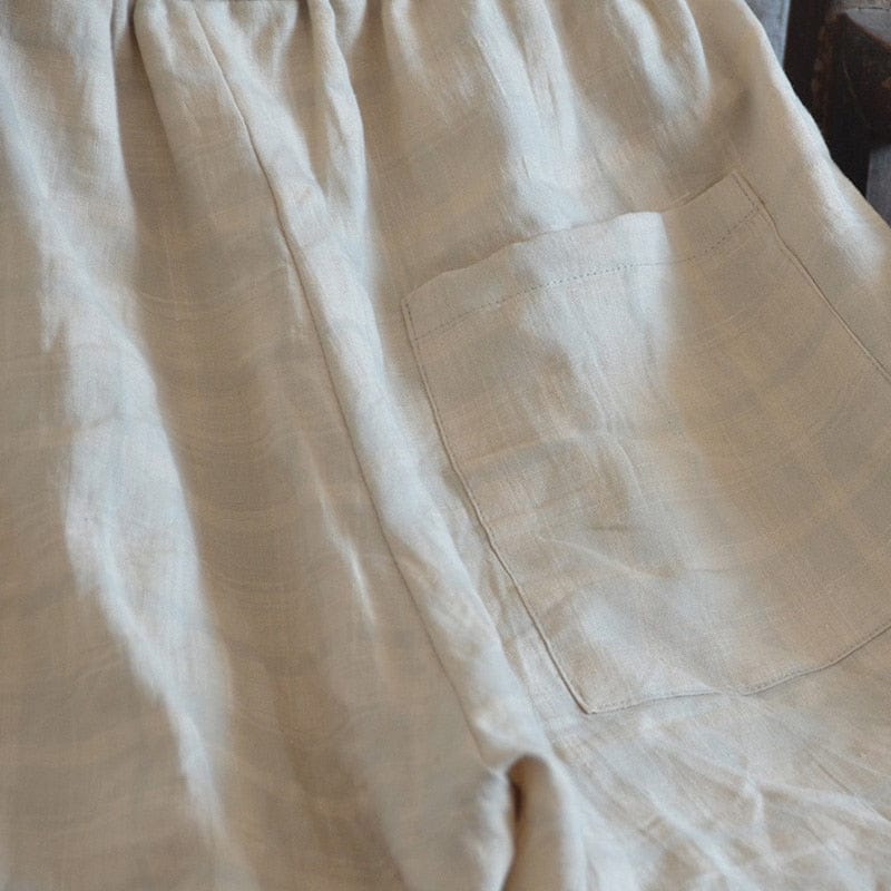 Buddha Trends Vintage Casual Cotton Linen Pants | Zen