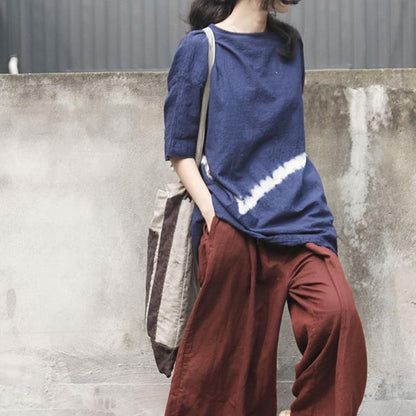 Buddha Trends Vintage Casual Tie-Dye T-shirt | Zen