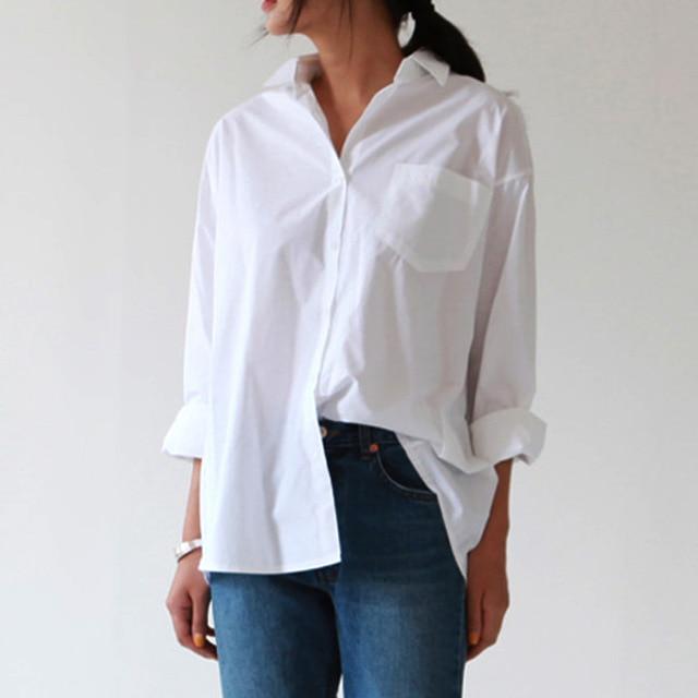 Buddha Trends White / XXL Basic Feel White Button Up Shirt