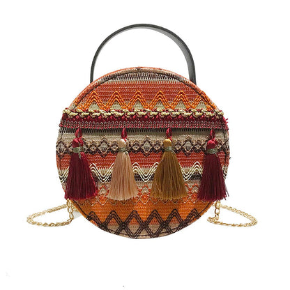 Buddha Trends Woven Rattan Hippie Bags