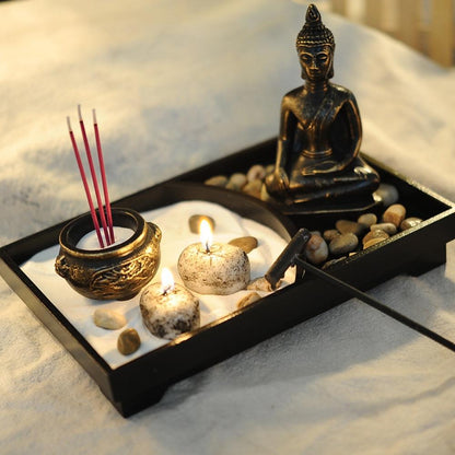 Zen Buddhism Spiritual Mini Zen Garden Kit