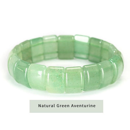 Buddhatrends 0 Green Aventurine Bangle Natural StoneHealing Bracelets