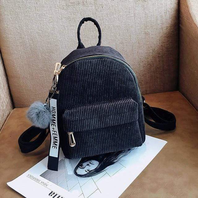 Velvet backpack outlet purse