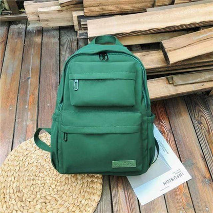Buddhatrends Backpack Green / 15 Inches Large Capacity Waterproof Backpack